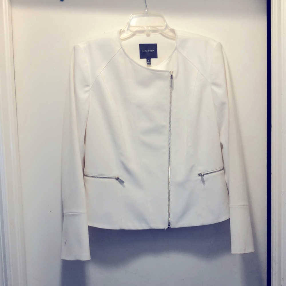 Great for a cool night out zipper jacket.